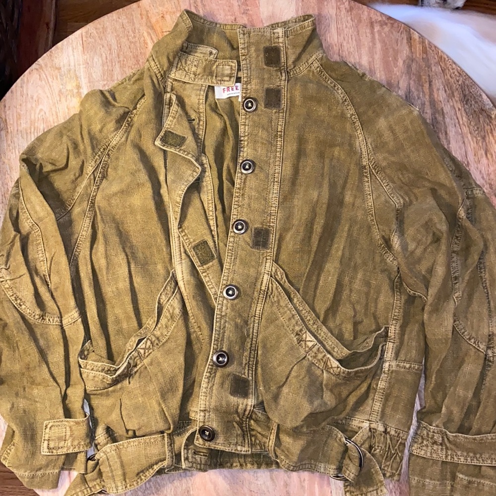 NEW WITH TAGS Free People military jacket